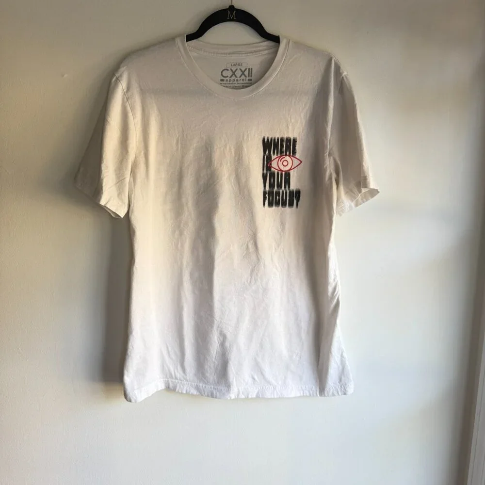 CXXII Apparel – Where Is Your Focus? Graphic Tee – Men's Size L - Picture 6 of 9
